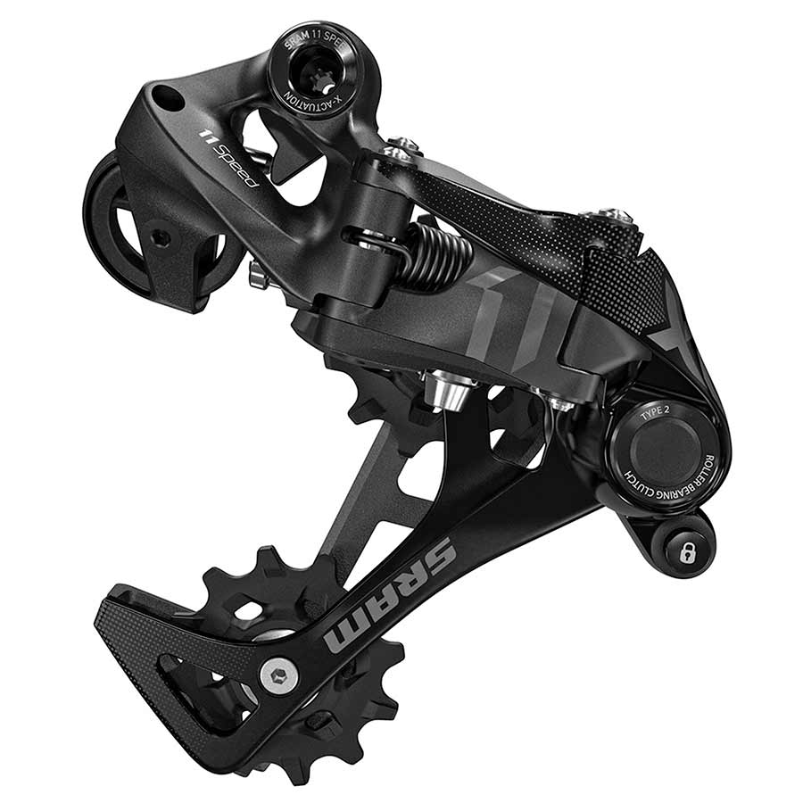 260150-03::0::260150-03::SRAM, X01, Dérailleur arrière, 11vit., Type 2.1, Cage Moyenne, Noir
