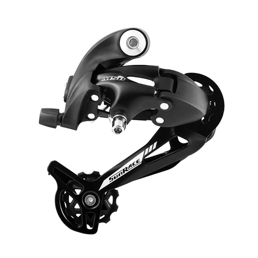 260159-02::0::260159-02::Sunrace, RDM57, Dérailleur arrière, Vitesses: 7/8, Cage: Longue, Noir