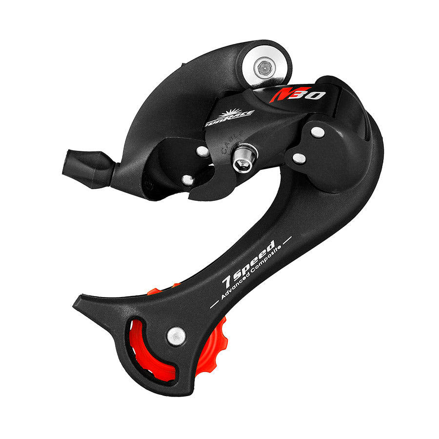 260160-02::0::260160-02::Sun Race, RDM37, Dérailleur arrière, Cage longue, 7vit.