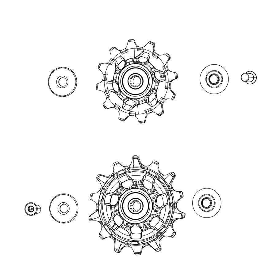 270914-01::0::270914-01::SRAM, GX Eagle AXS Pulley Kit, GX Eagle AXS, Kit