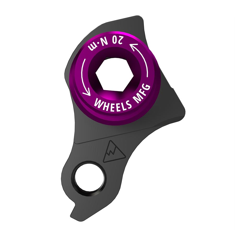 270957-07::0::270957-07::Wheels Manufacturing, DROPOUT-404-02 UDH, Patte de dérailleur, Mauve