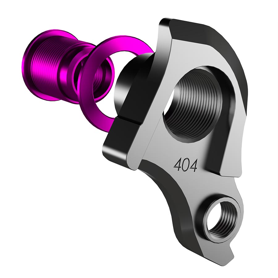 270957-07::3::270957-07::Wheels Manufacturing, DROPOUT-404-02 UDH, Patte de dérailleur, Mauve