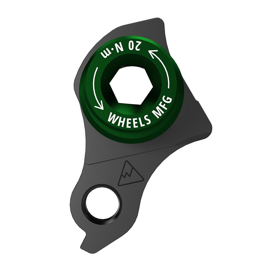 270957-08::0::270957-08::Wheels Manufacturing, DROPOUT-404-02 UDH, Patte de dérailleur, Vert