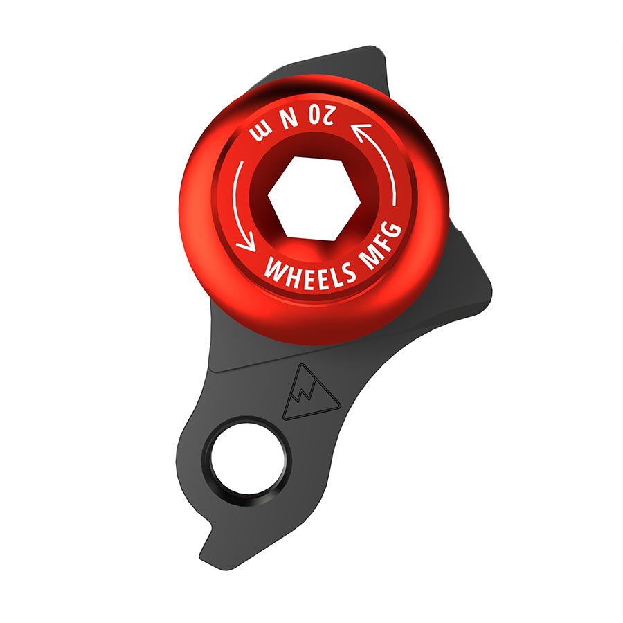 270963-02::0::270963-02::Wheels Manufacturing, DROPOUT-487, Patte de dérailleur, Rouge