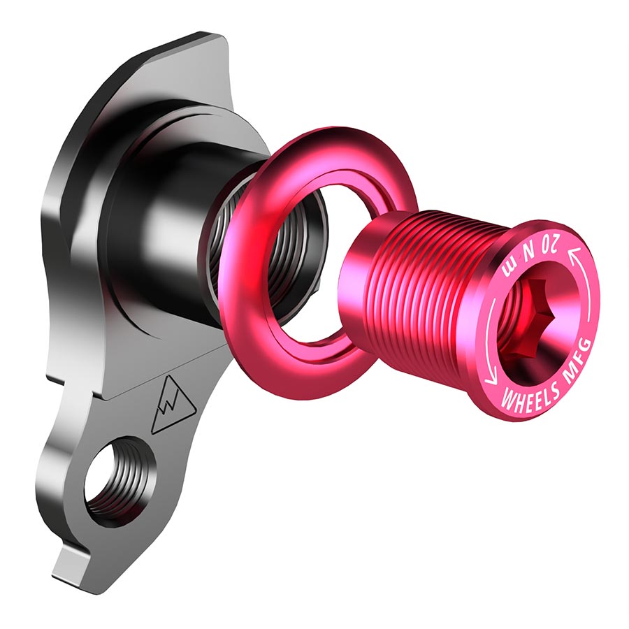 270963-04::1::270963-04::Wheels Manufacturing, DROPOUT-487, Patte de dérailleur, Rose