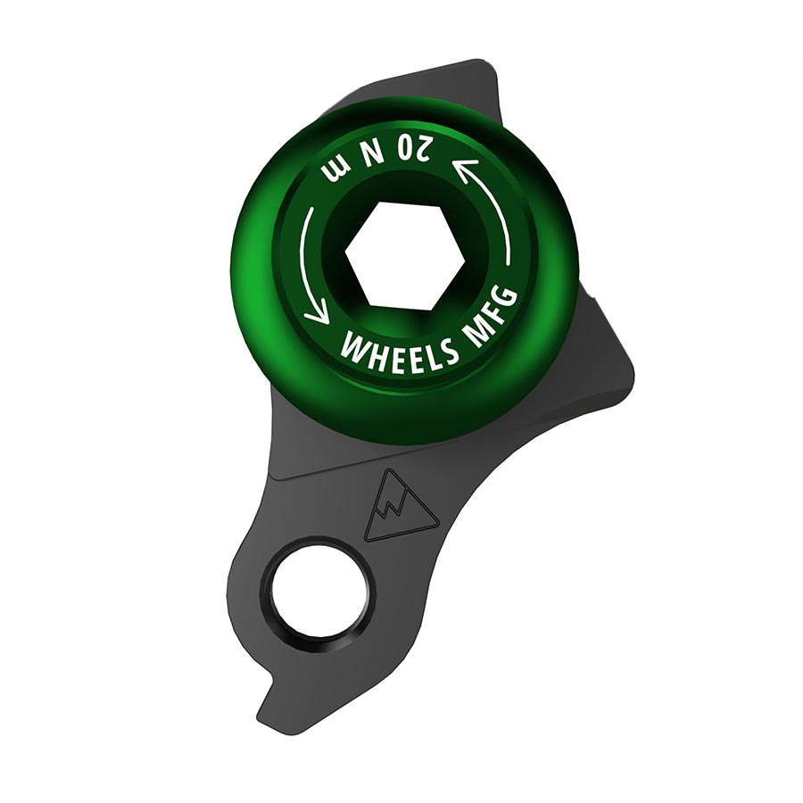 270963-08::0::270963-08::Wheels Manufacturing, DROPOUT-487, Patte de dérailleur, Vert
