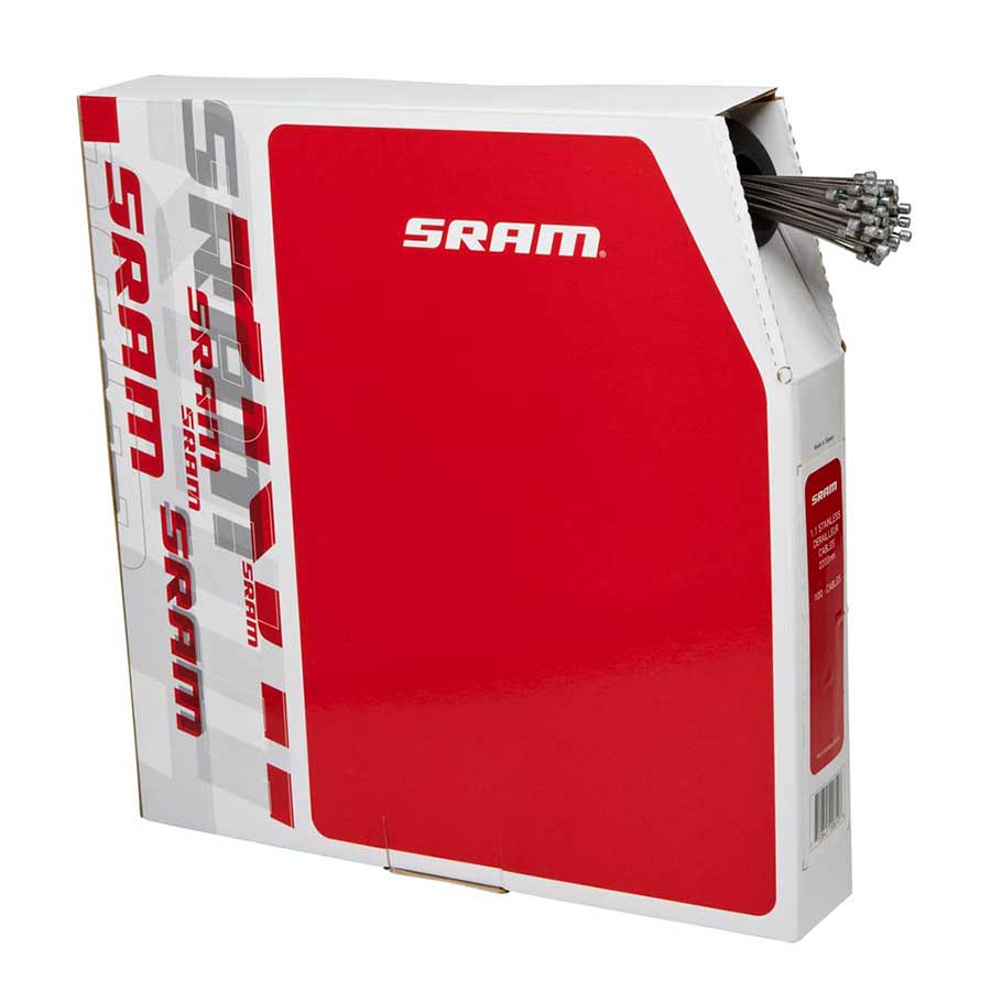 280185-01::0::280185-01::SRAM, Inox, Câble de vitesse, 1.1mm, 2200mm, Shimano/SRAM, 100pcs
