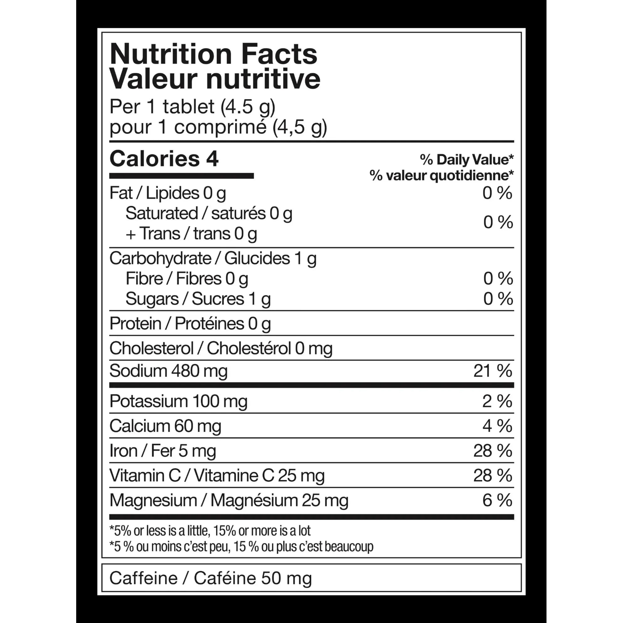 Xact Nutrition Comprimé d'électrolytes