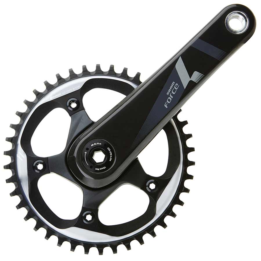 350507-01::0::350507-01::SRAM, Force1, Pédalier, 11 vit, 170mm, 42D, BCD:110mm, GXP, 68mm, 45.5mm, Noir