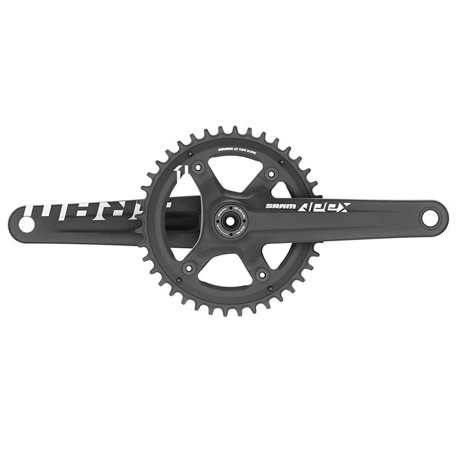 350695-01::0::350695-01::SRAM, Apex 1, Pédalier, 10/11 vit., 165mm, 42D, BCD:110, GXP, 45.5mm, Black