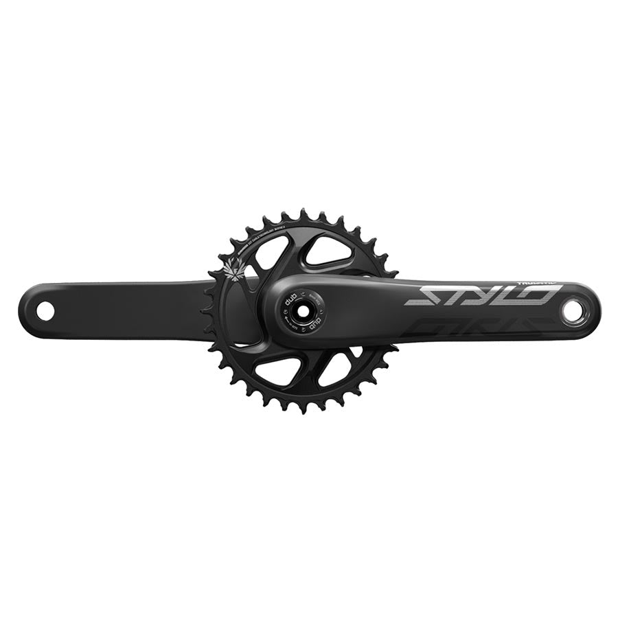 350718-09::0::350718-09::Truvativ, Stylo Carbon DUB, Pédalier, Vitesses: 11/12, Axe: 28.99mm, BCD: Direct Mount, 30, DUB, 175mm, Noir, Fat Bike