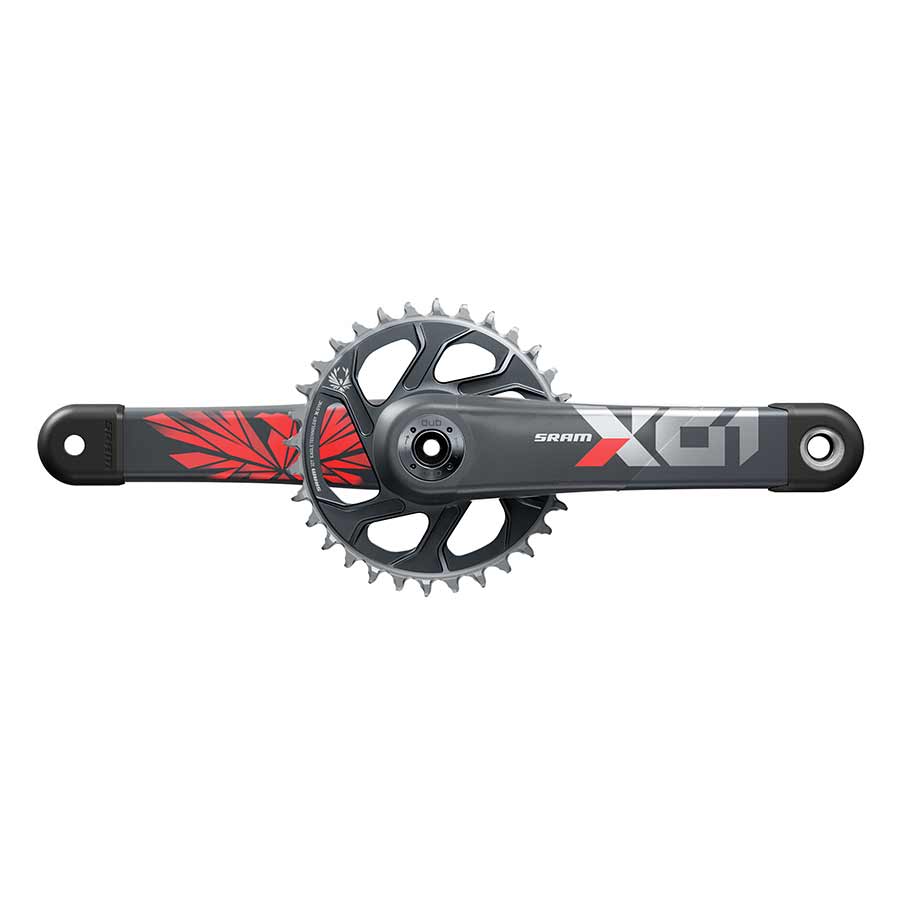 350785-02::0::350785-02::SRAM, X01 Eagle DUB C3, Pédalier, Vitesses: 11/12, Axe: 28.99mm, BCD: Direct Mount, 32, DUB, 170mm, Rouge, Boost