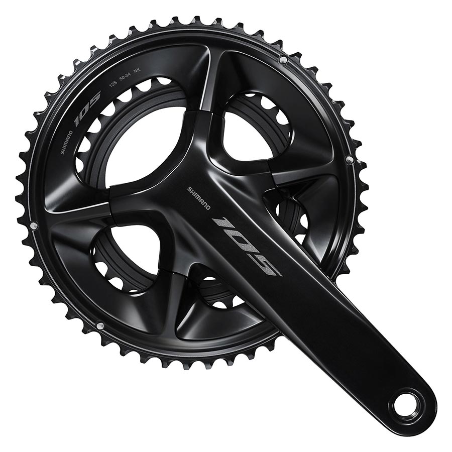 350839-02::0::350839-02::Shimano, FC-R7100, Pédalier, Vitesses: 12, Axe: 24mm, BCD: 110, 34/50, Hollowtech II, 165mm, Noir, Route Disque, IFCR7100AX04