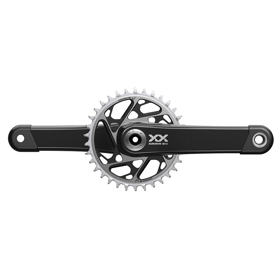 350841-04::0::350841-04::SRAM, XX SL Eagle T-Type, Pédalier, Vitesses: 12, Axe: 28.99mm, BCD: Direct Mount, 34, DUB, 175mm, Noir, Boost