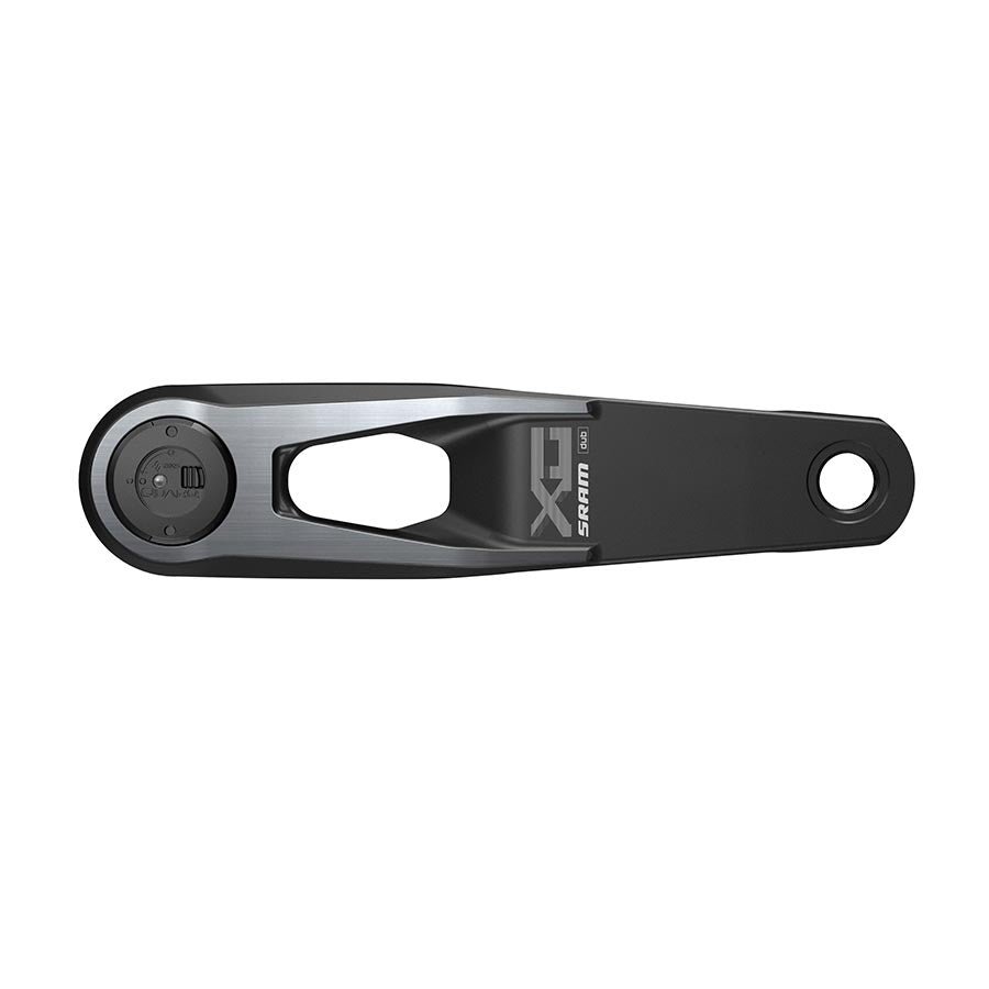350861-03::0::350861-03::SRAM, X0 PM, Manivelle gauche avec essieu wattmètre, Axe: 28.99mm, DUB, 175mm, Noir, Boost
