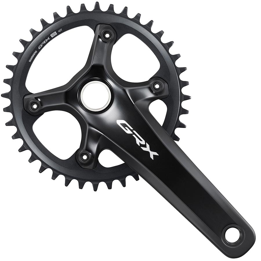 350883-02::0::350883-02::Shimano, GRX FC-RX820-1, Pédalier, Vitesses: 12, Axe: 24mm, BCD: 110, 42, Hollowtech II, 172.5mm, Noir, Route Disque
