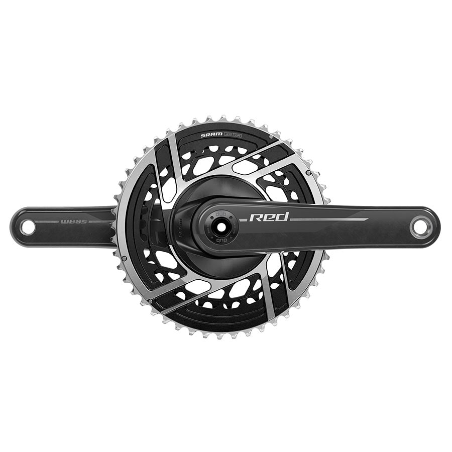 350892-12::0::350892-12::SRAM, Red DUB 2x E1, Pédalier, Vitesses: 12, Axe: 28.99mm, BCD: Direct Mount SRAM 8 Boulons, 48/35, DUB, 175mm, Noir, Route