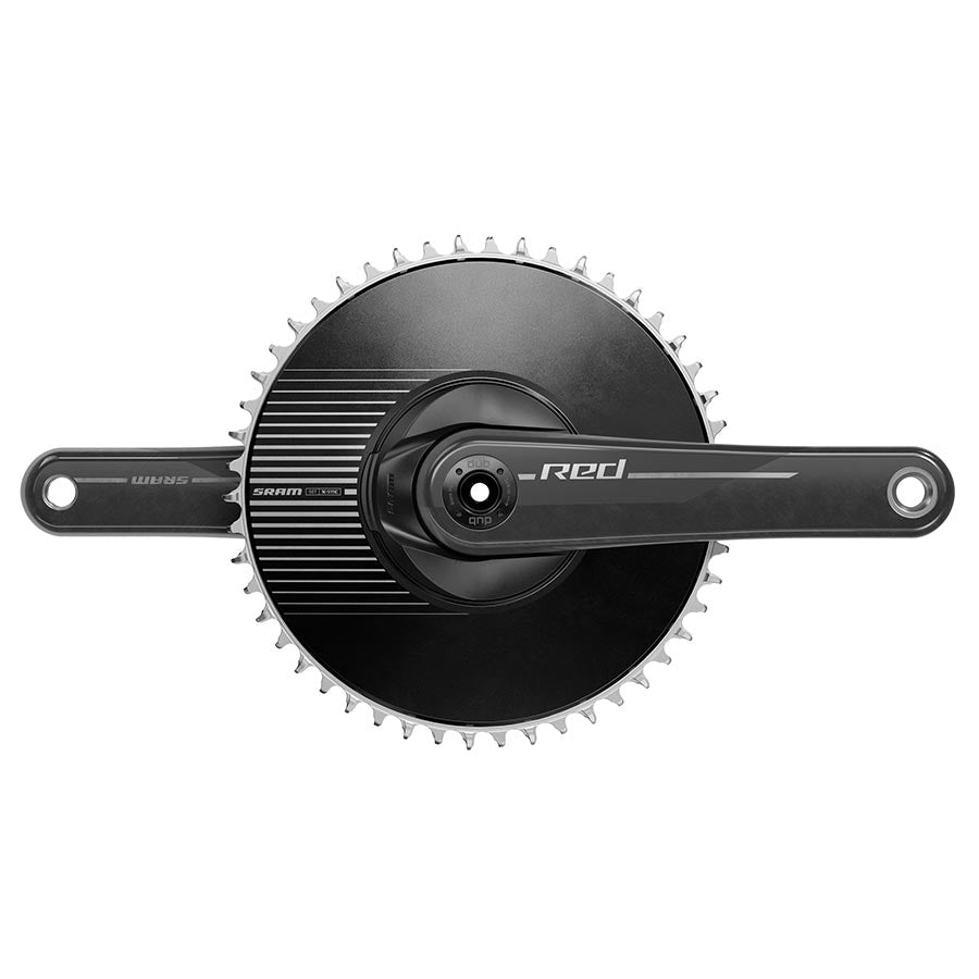 350893-01::0::350893-01::SRAM, Red DUB 1x Aero E1, Pédalier, Vitesses: 12, Axe: 28.99mm, BCD: Direct Mount SRAM 8 Boulons, 50, DUB, 160mm, Noir, Route