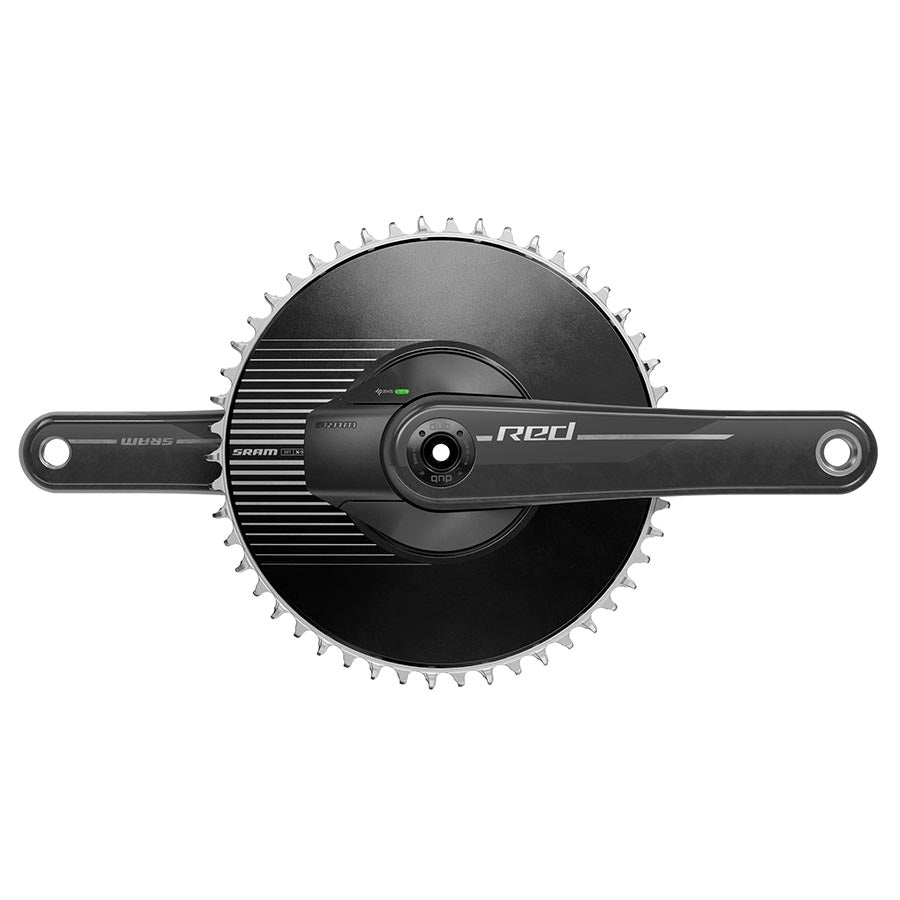 350894-06::0::350894-06::SRAM, Red AXS 1x Aero Power Meter E1, Pédalier à capteur de puissance, Vitesses: 12, Axe: 28.99mm, BCD: Direct Mount SRAM 8 Boulons, 50, DUB, 175mm, Noir, Route