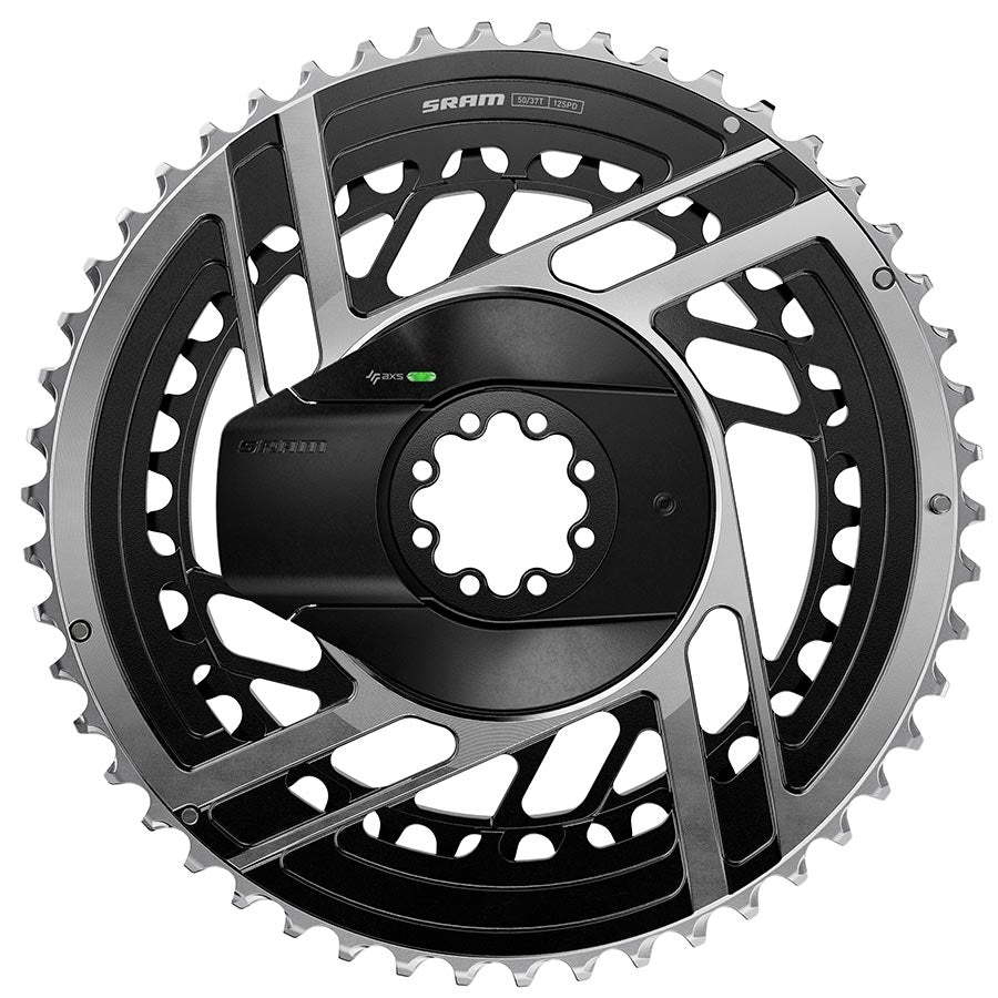 350899-02::0::350899-02::SRAM, Red AXS E1 Power Kit 2x, Plateau à capteur de puissance, Vitesses: 12, BCD: Direct Mount SRAM 8 Boulons, 48/35