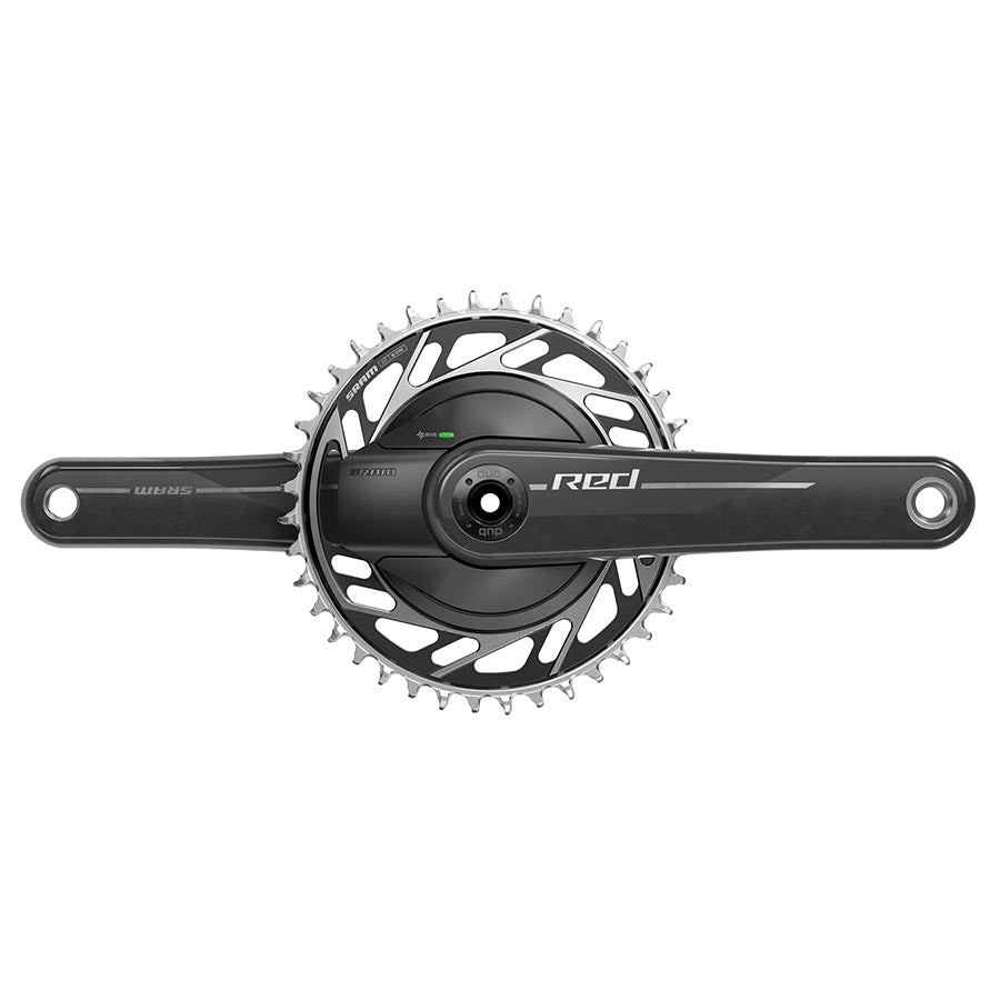 350902-01::0::350902-01::SRAM, Red AXS 1x XPLR Power Meter E1, Pédalier à capteur de puissance, Vitesses: 12/13, Axe: 28.99mm, BCD: Thread Mount, 40, DUB, 160mm, Noir, Route Disque