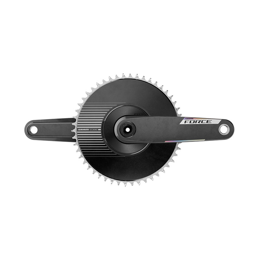 350915-01::0::350915-01::SRAM, Force 1x Aero E1, Pédalier, Vitesses: 12/13, Axe: 28.99mm, BCD: Direct Mount SRAM 8 Boulons, 50, DUB, 160mm, Noir, Route