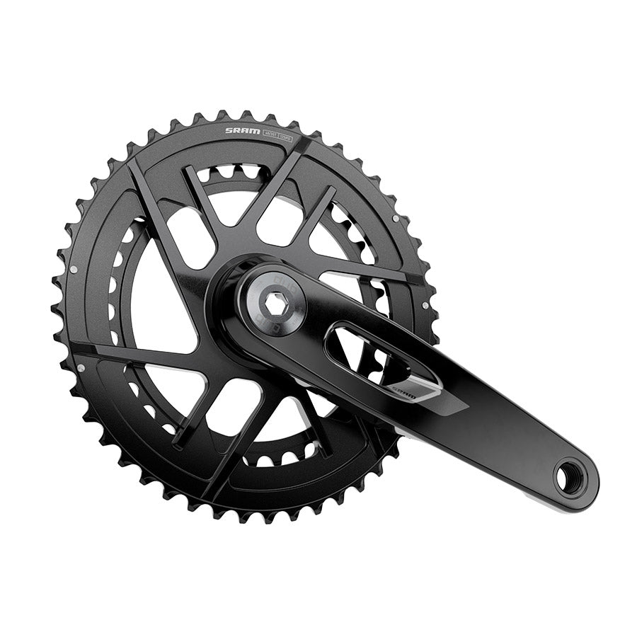 350918-02::1::350918-02::SRAM, Rival 2x E1, Pédalier, Vitesses: 12, Axe: 28.99mm, BCD: Direct Mount SRAM 8 Boulons, 48/35, DUB, 165mm, Noir, Route