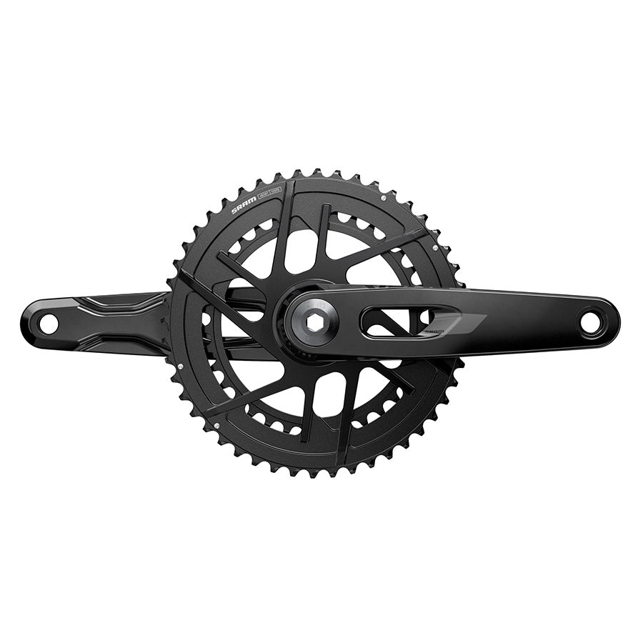 350918-08::0::350918-08::SRAM, Rival 2x E1, Pédalier, Vitesses: 12, Axe: 28.99mm, BCD: Direct Mount SRAM 8 Boulons, 46/33, DUB, 170mm, Noir, Route