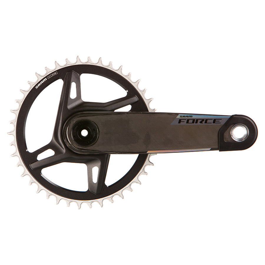 350921-05::0::350921-05::SRAM, Force 1x XPLR Powermeter E1, Pédalier à capteur de puissance, Vitesses: 12/13, Axe: 28.99mm, BCD: Direct Mount SRAM 8 Boulons, 42, DUB, 175mm, Noir, Route