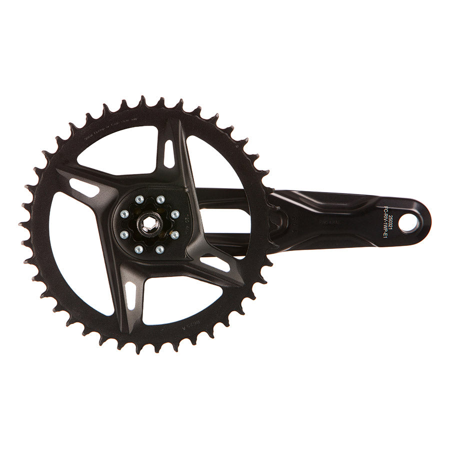 350922-03::1::350922-03::SRAM, Rival 1x XPLR Powermeter E1, Pédalier à capteur de puissance, Vitesses: 12/13, Axe: 28.99mm, BCD: Direct Mount SRAM 8 Boulons, 42, DUB, 170mm, Noir, Route