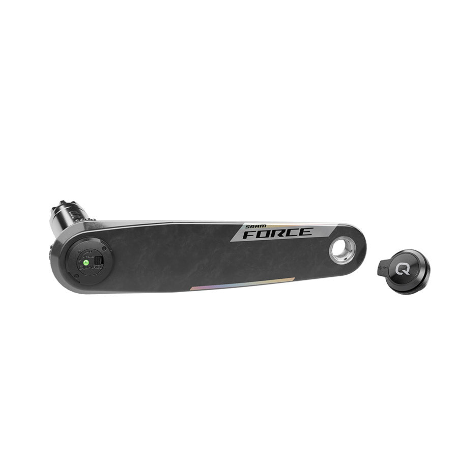 350925-03::0::350925-03::SRAM, Force XPLR PM, Manivelle gauche avec essieu wattmètre, Vitesses: 12/13, Axe: 28.99mm, DUB, 170mm, Noir, Route