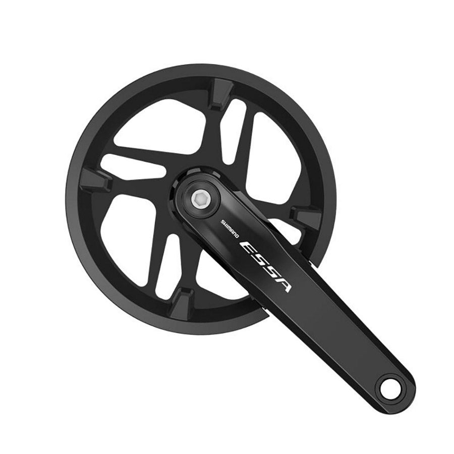 350932-05::0::350932-05::Shimano, ESSA FC-U2000-1, Pédalier, Vitesses: 7/8, BCD: Rivets, 40, Carré, 170mm, avec Garde-Chaîne, Noir, EFCU20011CB0C