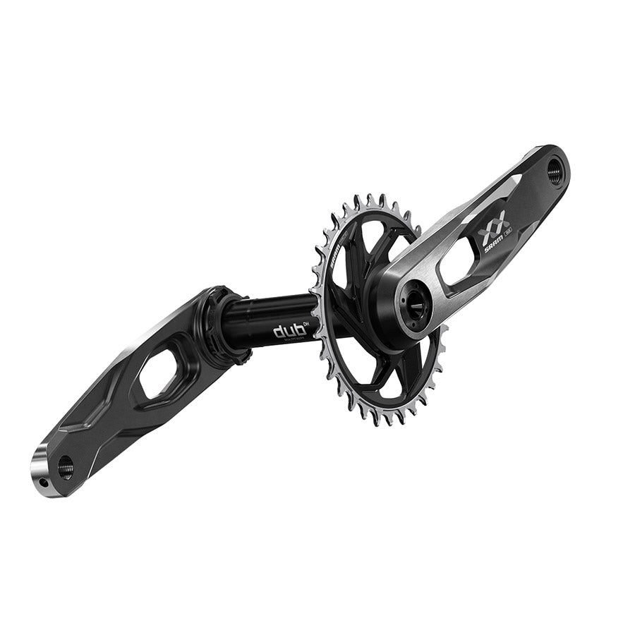 350934-01::1::350934-01::SRAM, XX Downhill CL56.5, Pédalier, Vitesses: 7, Axe: 28.99mm, BCD: Direct Mount SRAM 8 Boulons, 34, DUB, 165mm, Noir, DH