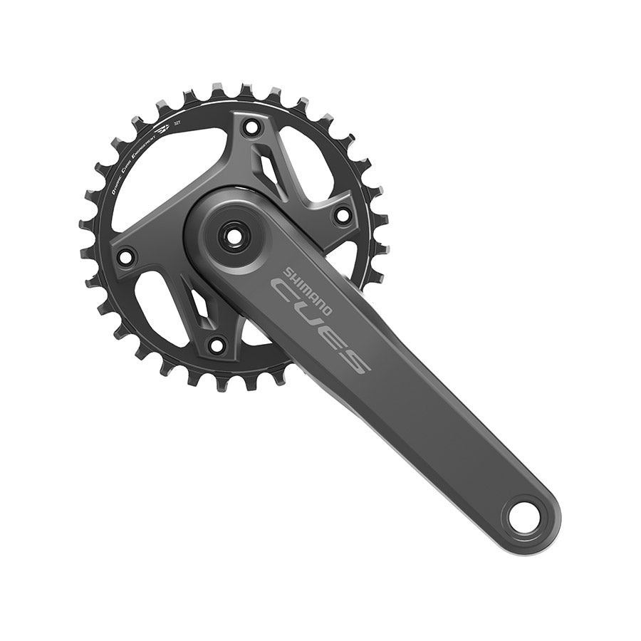 350939-05::0::350939-05::Shimano, CUES FC-U6000-1, Pédalier, Vitesses: 9/10/11, Axe: 24mm, BCD: 96, 32, Hollowtech II, 170mm, Noir, Boost, EFCU600015CXA2