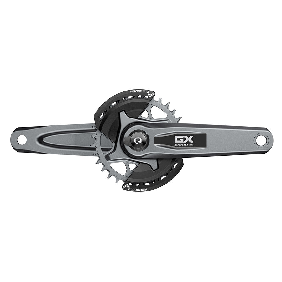 350961-01::0::350961-01::SRAM, GX Eagle Powermeter D1, Pédalier à capteur de puissance, Vitesses: 12, Axe: 28.99mm, BCD: Direct Mount SRAM 8 Boulons, 32, DUB, 175mm, Gris, Boost