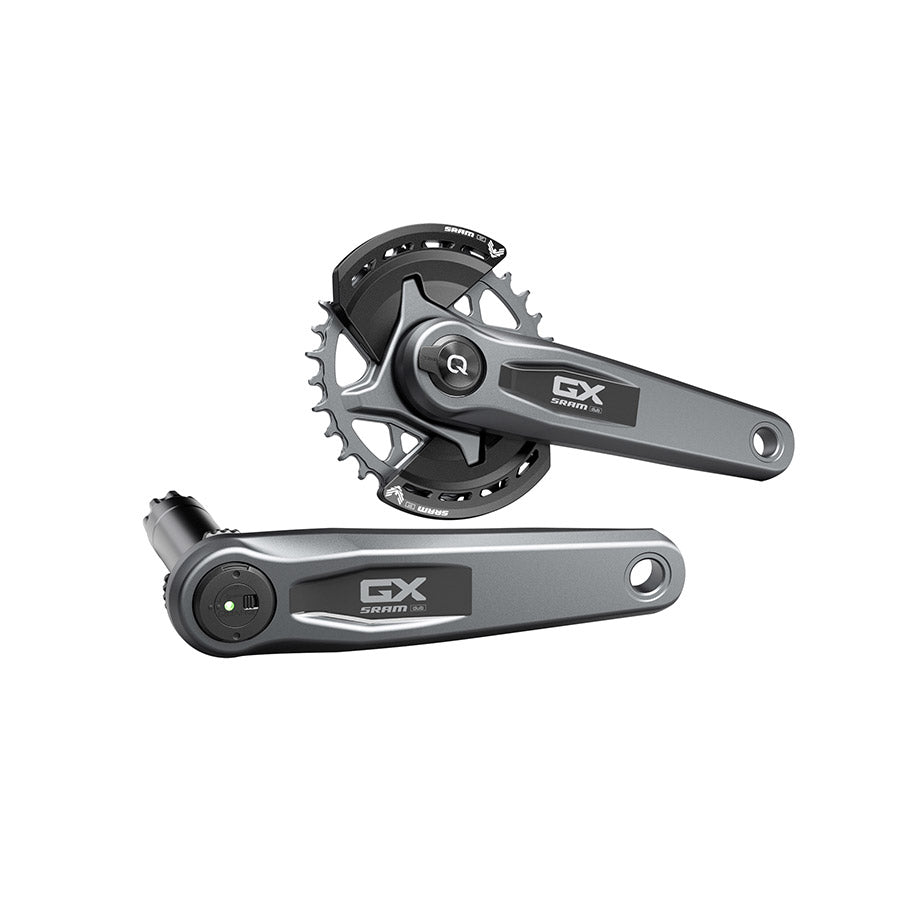 350961-02::1::350961-02::SRAM, GX Eagle Powermeter D1, Pédalier à capteur de puissance, Vitesses: 12, Axe: 28.99mm, BCD: Direct Mount SRAM 8 Boulons, 32, DUB, 170mm, Gris, Boost