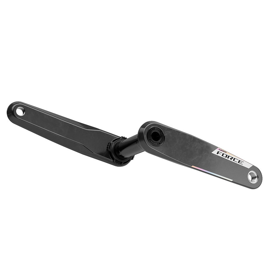 360652-02::0::360652-02::SRAM, Force E1 Crank Arm Assembly, Bras de pédalier, 165mm, DUB, BCD: Direct Mount SRAM 8 Boulons, Noir