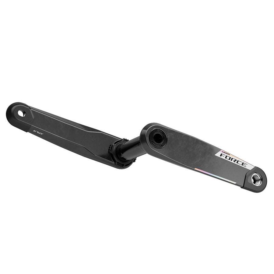 360653-02::0::360653-02::SRAM, Force XPLR E1 Crank Arm Assy, Bras de pédalier, 165mm, DUB, BCD: Direct Mount SRAM 8 Boulons, Noir