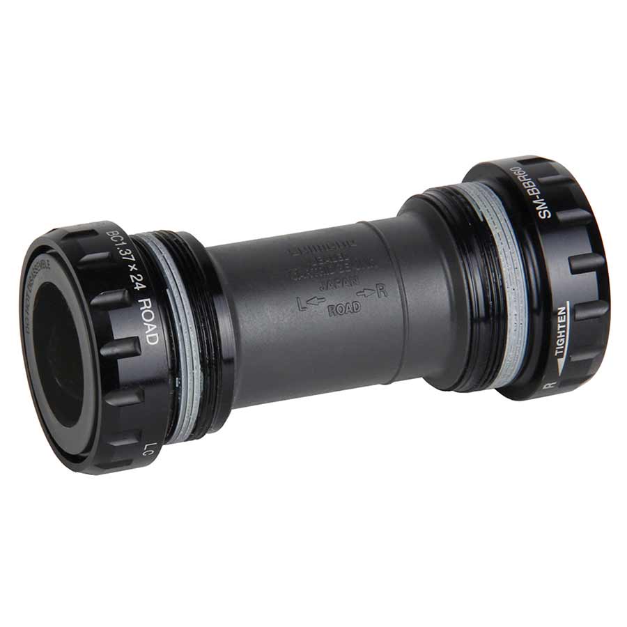 380269-01::0::380269-01::Shimano, ISMBBR60B, SM-BBR60, Hollowtech II, Boîtier: 68mm, Axe: 24mm, Acier, Gris