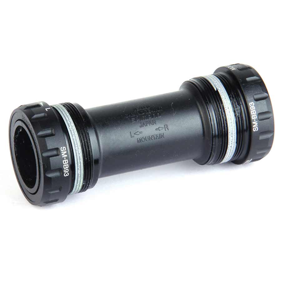 380270-01::0::380270-01::Shimano, ISMBB93B, SM-BB93, Hollowtech II, Boîtier: 68/E/73mm, Axe: 24mm, Acier, Argent