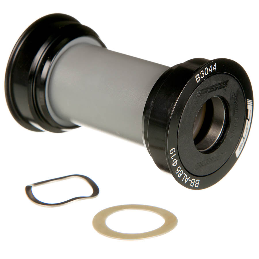 380321-01::1::380321-01::FSA, BB86, Press-fit alliage, Boîtier: 86mm, Axe: 19mm, Acier, Noir, 230-6018
