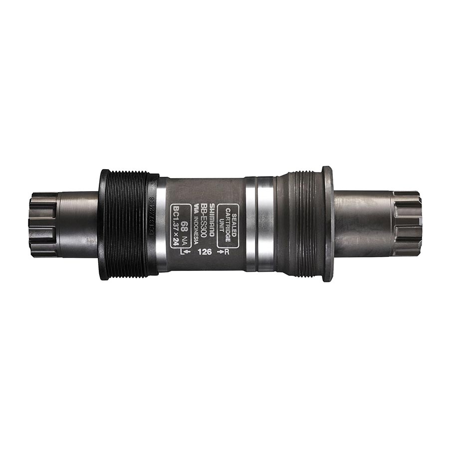 380322-03::0::380322-03::Shimano, EBBES300B26, BB-ES300, Octalink, Boîtier: 68mm, Axe: 126mm, Acier, Argent
