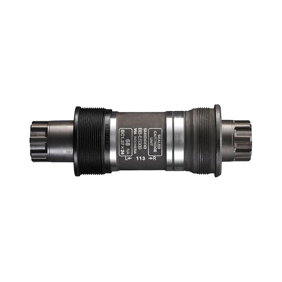 380322-04::0::380322-04::Shimano, BB-ES300, Octalink, Boîtier: 68mm, Axe: 113mm, Acier, Argent, EBBES300B13