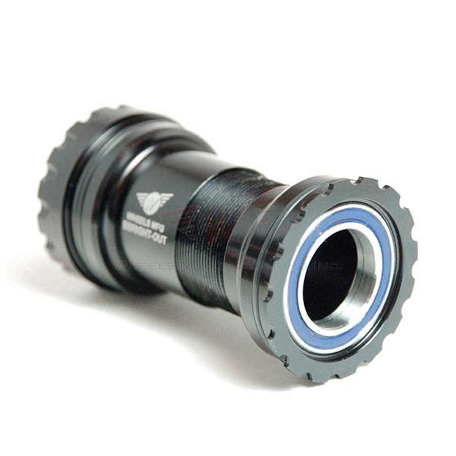 380424-02::0::380424-02::Wheels Manufacturing, BBright Outboard, Jeu de pédalier Press-fit, BBright, Axe: 24/22mm, Largeur: 79mm, Diamètre: 46mm