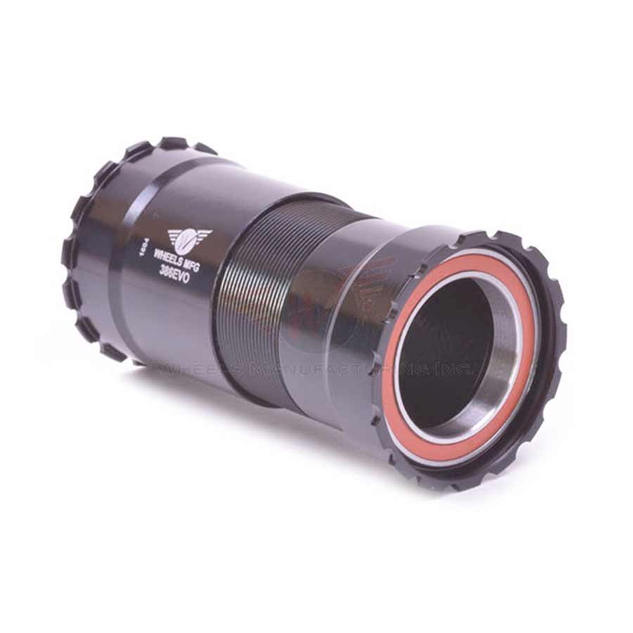 380441-01::0::380441-01::Wheels Manufacturing, Jeu de pédalier, 386EVO Fileté, Pour essieu 30mm, Roulements Enduro ACB