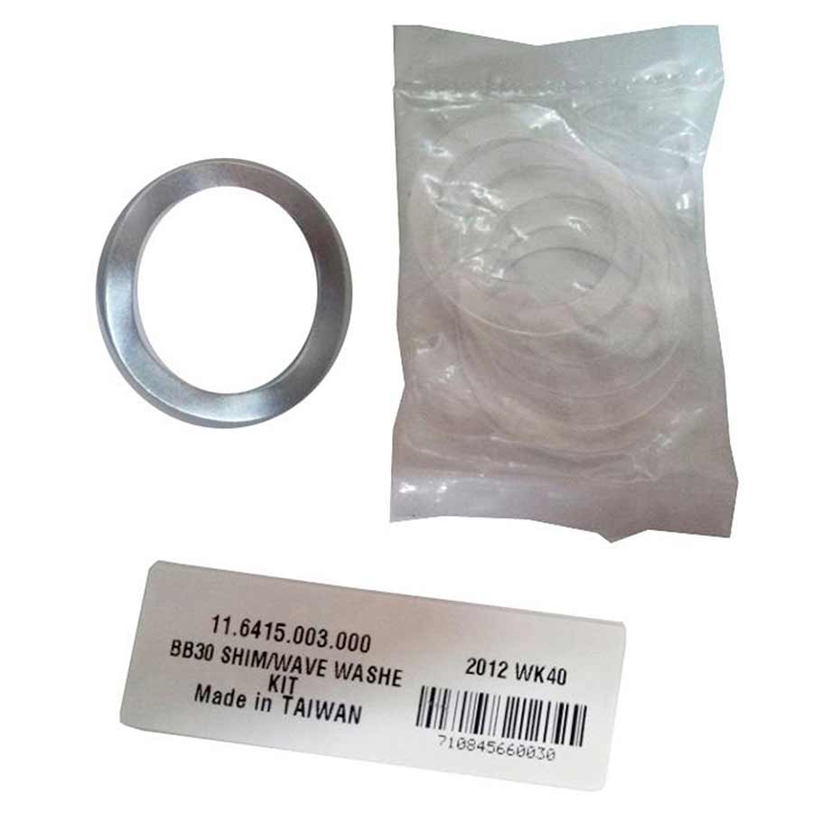 380464-01::0::380464-01::SRAM, BB30 Trousse d'entretoises et rondelles ondulées., Kit
