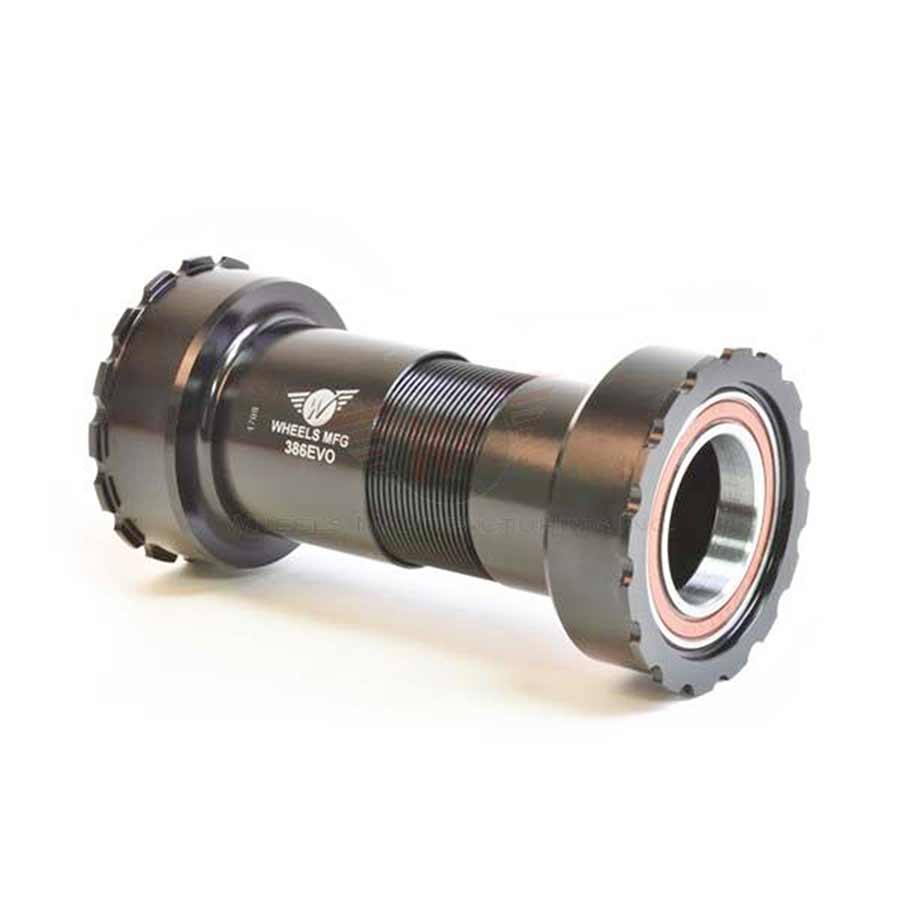 380474-01::0::380474-01::Wheels Manufacturing, 386EVO to External BB, Jeu de pédalier Press-fit, BB386EVO, Axe: 24mm, Largeur: 86mm, Diamètre: 46mm