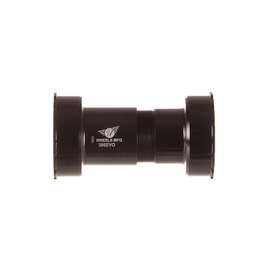 380474-02::2::380474-02::Wheels Manufacturing, 386EVO to External BB, Jeu de pédalier Press-fit, BB386EVO, Axe: 24/22mm, Largeur: 86mm, Diamètre: 46mm