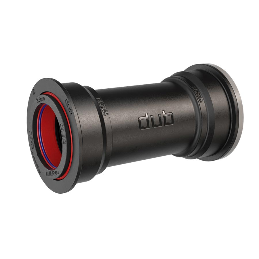 380476-01::1::380476-01::SRAM, DUB BB386, Jeu de pédalier Press-fit, BB386EVO, Axe: 28.99mm, Largeur: 86mm, Diamètre: 46mm