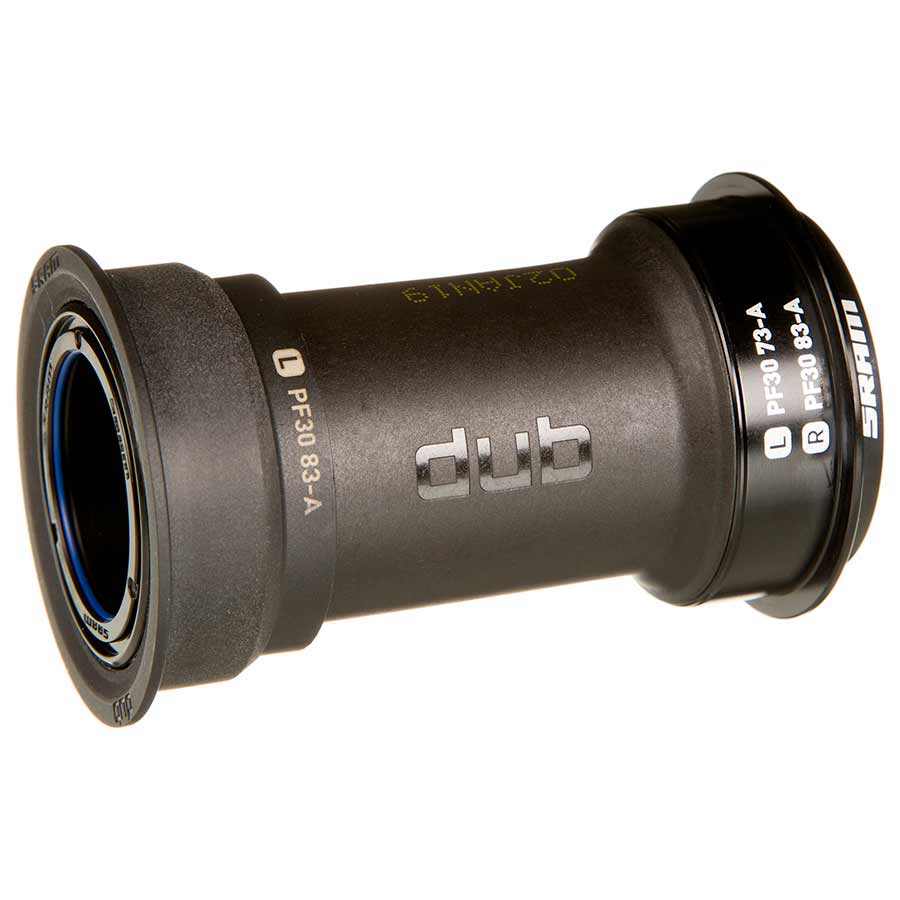 380480-01::1::380480-01::SRAM, DUB PF30 Road 83mm, Jeu de pédalier Press-fit, PF30, Axe: 28.99mm, Largeur: 83mm, Diamètre: 46mm